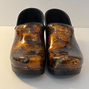 Dansko ABSTRACT Copper Patent Leather Pro CLOG / Professional Nursing Shoes EUR